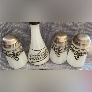 Vintage barber bottles